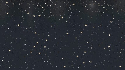 Fototapeta premium Starry night sky with a lot of stars. The stars are scattered all over the sky, creating a sense of wonder and awe. The darkness of the night sky is emphasized by the bright stars