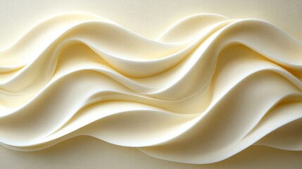 Fototapeta premium Soft White Fabric Drapery Creating Elegant Textures and Waves for Background Use in Fashion, Design, and Art Projects for Various Visual Media Applications