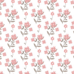 seamless pattern with flowers