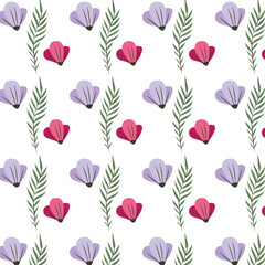 seamless pattern with flowers