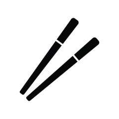 chopsticks icon vector design template simple and clean