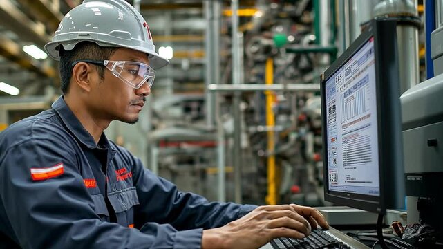 Engineers employ computers and contemporary SCADA systems to manage the production process.