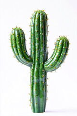 3d cactus isolated on white