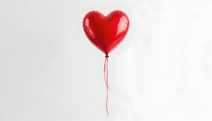 Red Heart Balloon, Valentine's Day - Minimalism