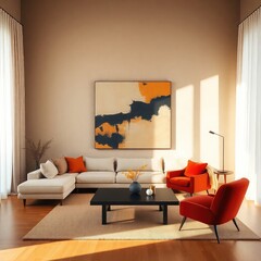 modern living room with transparent background, modern living room ,living room interior   ,living room with fireplace,