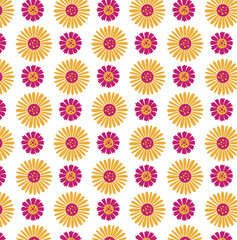 seamless pattern with flowers