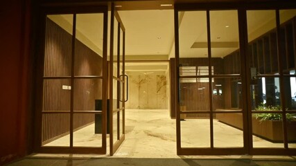 cinematic style slow motion video of Modern  interior design