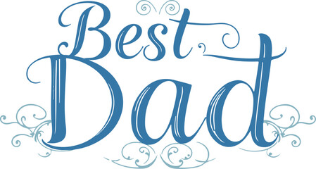 best dad typography