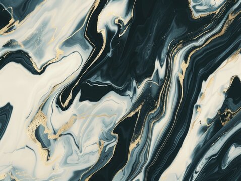 Beautiful, intricate design with a mix of blue and white colors. The design appears to be a painting or a piece of art, with a gold accent that adds a touch of elegance