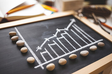 The X and Y axes could be subtly marked with natural elements such as stones or wooden stakes, blending seamlessly into the scene.