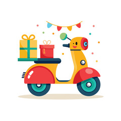 Cartoon transportation vehicle characters vector. Flat design transport vehicles illustration