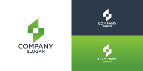 collection of initial S vector design logo templates Very suitable for use in business consulting and technology companies	