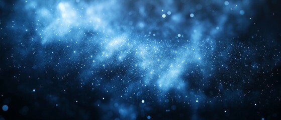 Obraz premium A dark blue sky filled with stars. night. stars