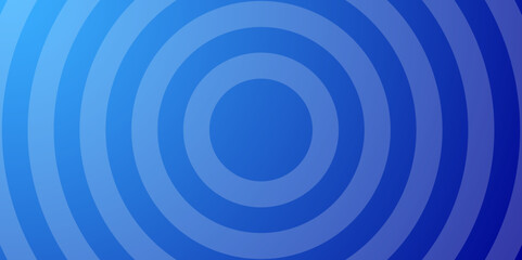 Gradient Blue Background with Concentric Circles - Stock Image. Abstract blue gradient background with circles. Vector. Illustration. Gradient. Blue.