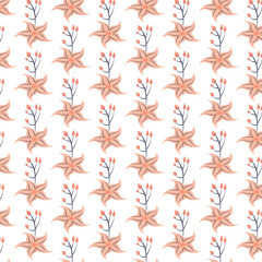 seamless background with stars