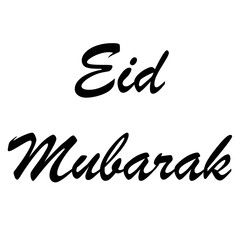 Eid Mubarak
Arabic Calligraphy in English Alphabet Text.
Eid Mubarak Text Isolated White Background.
Eid Ul Fitar, EID Ul Adha
EID-Mubarak Muslims Religious Festival EID-Mubarak 