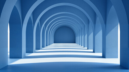 Fototapeta premium corridor with columns