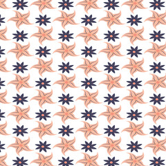 seamless pattern with flowers