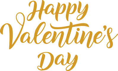 Elegant and smooth lines typography vector design of Happy valentines day.