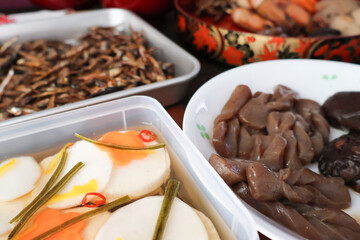 おせち料理の下準備風景