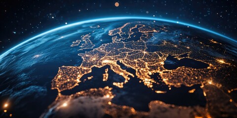 Depicting the European Union's influence and relationships with other countries worldwide.