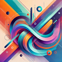 Obraz premium abstract background with lines