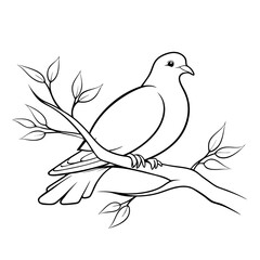  Bird on Branch
