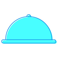 Obraz premium Blue Business Icon Vector