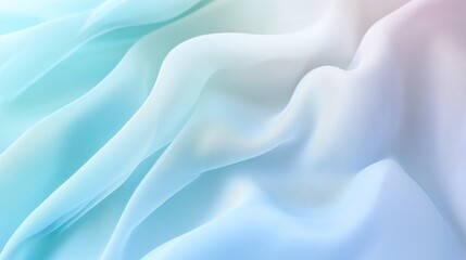 Soft Flowing Fabric with Pastel Colors Background - made with Generative AI