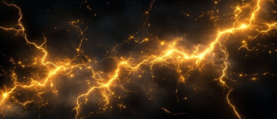 yellow lightning bolts 