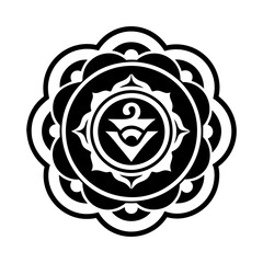 Formation chakra icon in filled style