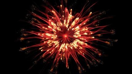 Obraz premium Abstract Closeup Red Flower Desktop Wallpaper in High Resolution