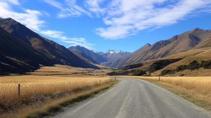 Scenic Road Trip: Majestic Mountain Valley Drive