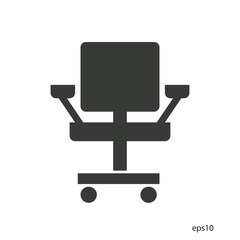 Barber chair icon