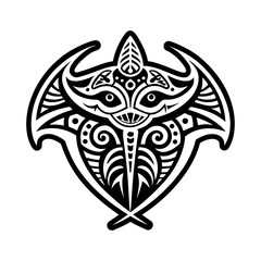 Stingray icon in filled style