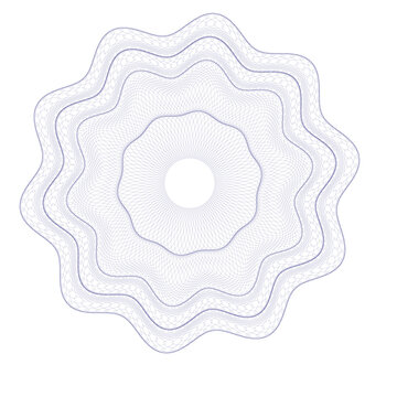 Watermark guilloche. Watermark pattern , Watermark banknote pattern. Banknotes check guilloche lines texture, secure waves patterns and passport paper. Currency banknote guilloche, security certificat