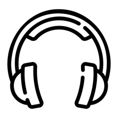 headphones Line Icon