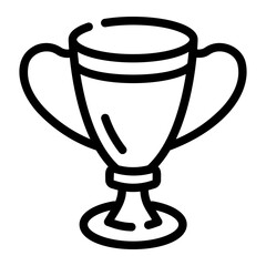 trophy Line Icon