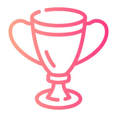 trophy Line Gradient Icon