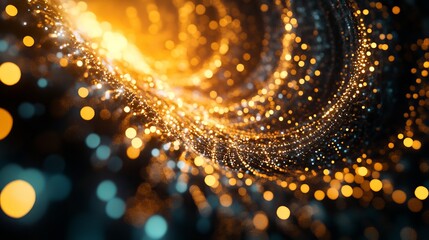 array of metal particles. futurism. 3ds