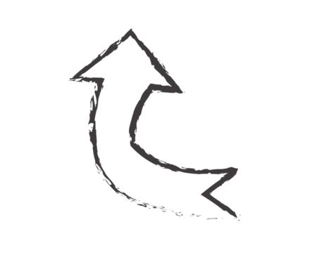 Arrow element of black-white set. This illustration can be employed in various contexts, such as website design, infographic creation, where clarity and simplicity are paramount. Vector illustration.