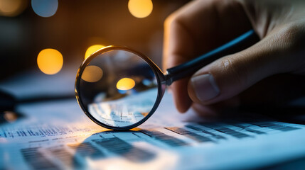 Audit business concept. Compliance with internal organization financial services regulation, financial examination for business and financial management system.