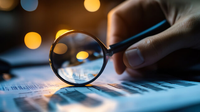 Audit business concept. Compliance with internal organization financial services regulation, financial examination for business and financial management system.