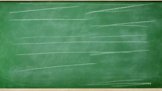 Green chalkboard scratch texture background intro