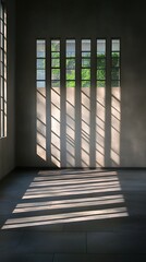 Obraz premium architectural grids with shadows