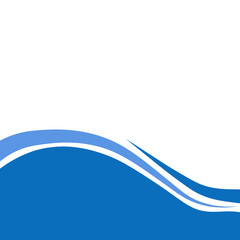 Business Wave Footer