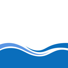 Business Wave Footer