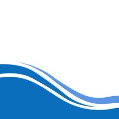 Business Wave Footer