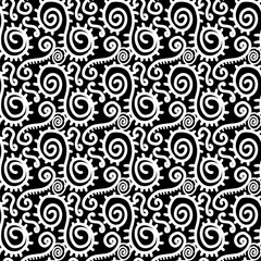 background, black and white pattern, flower pattern, leaves