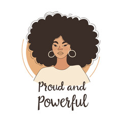 Proud and Powerful Woman Illustration